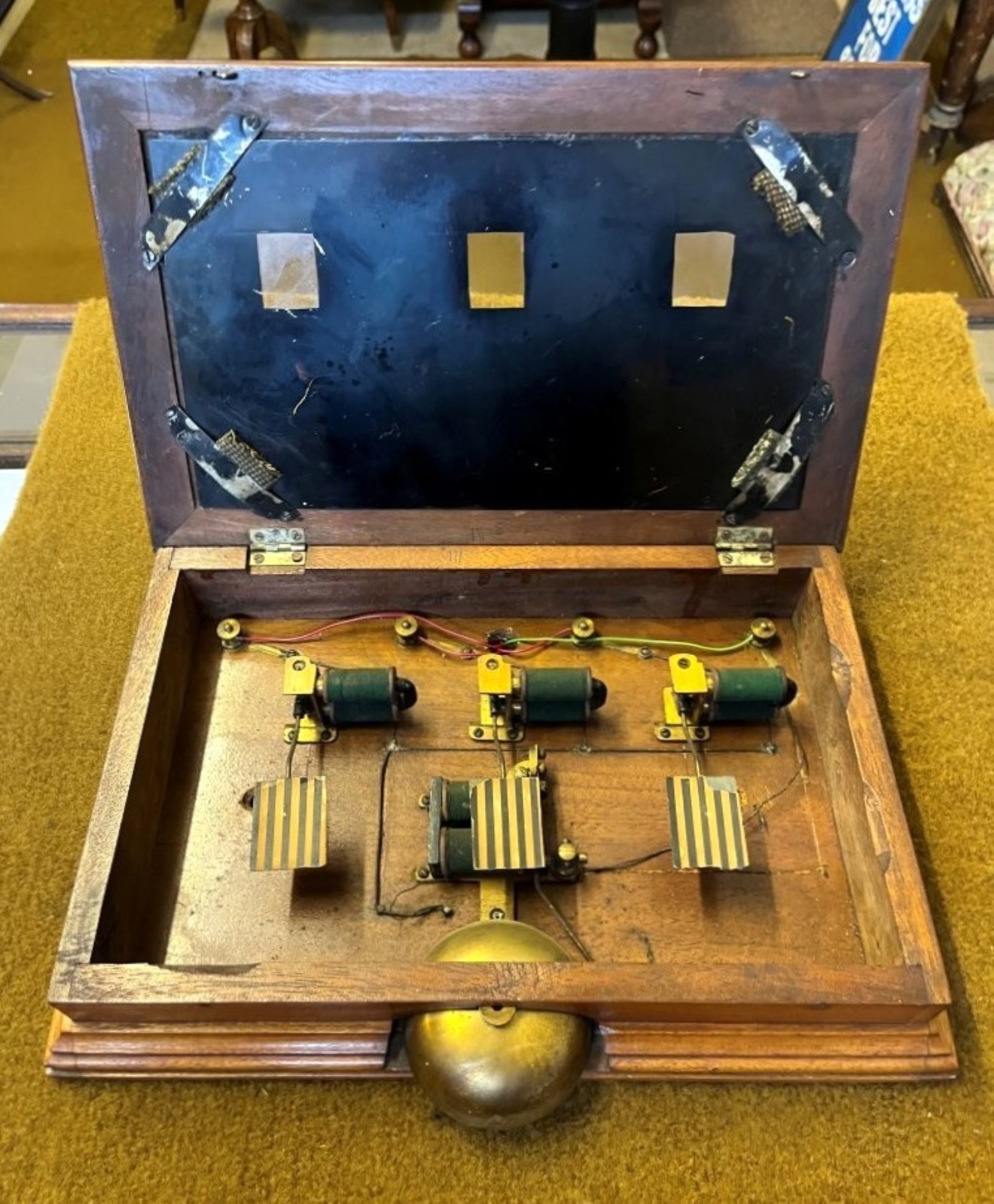 Antique Butlers Bell Box by Gent of Leicester