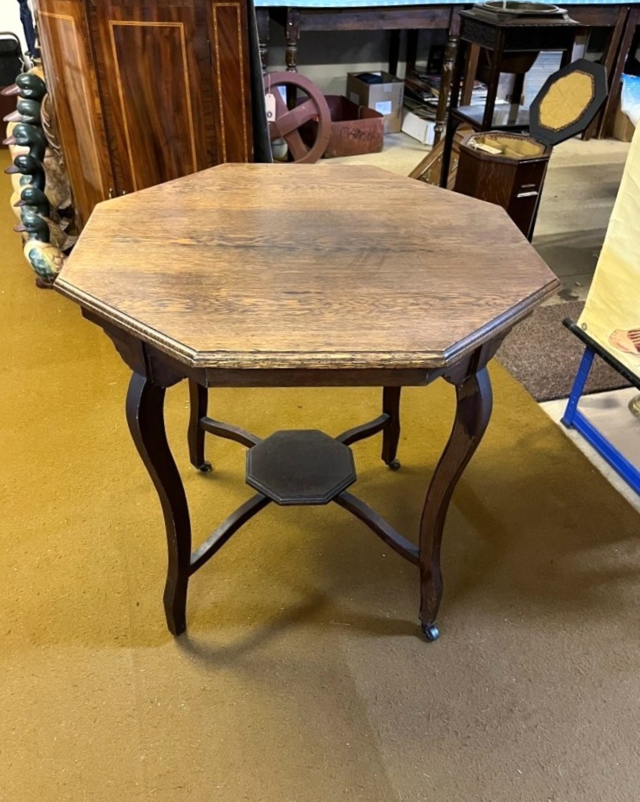 Arts & Crafts Octagonal Side / Occasional Table