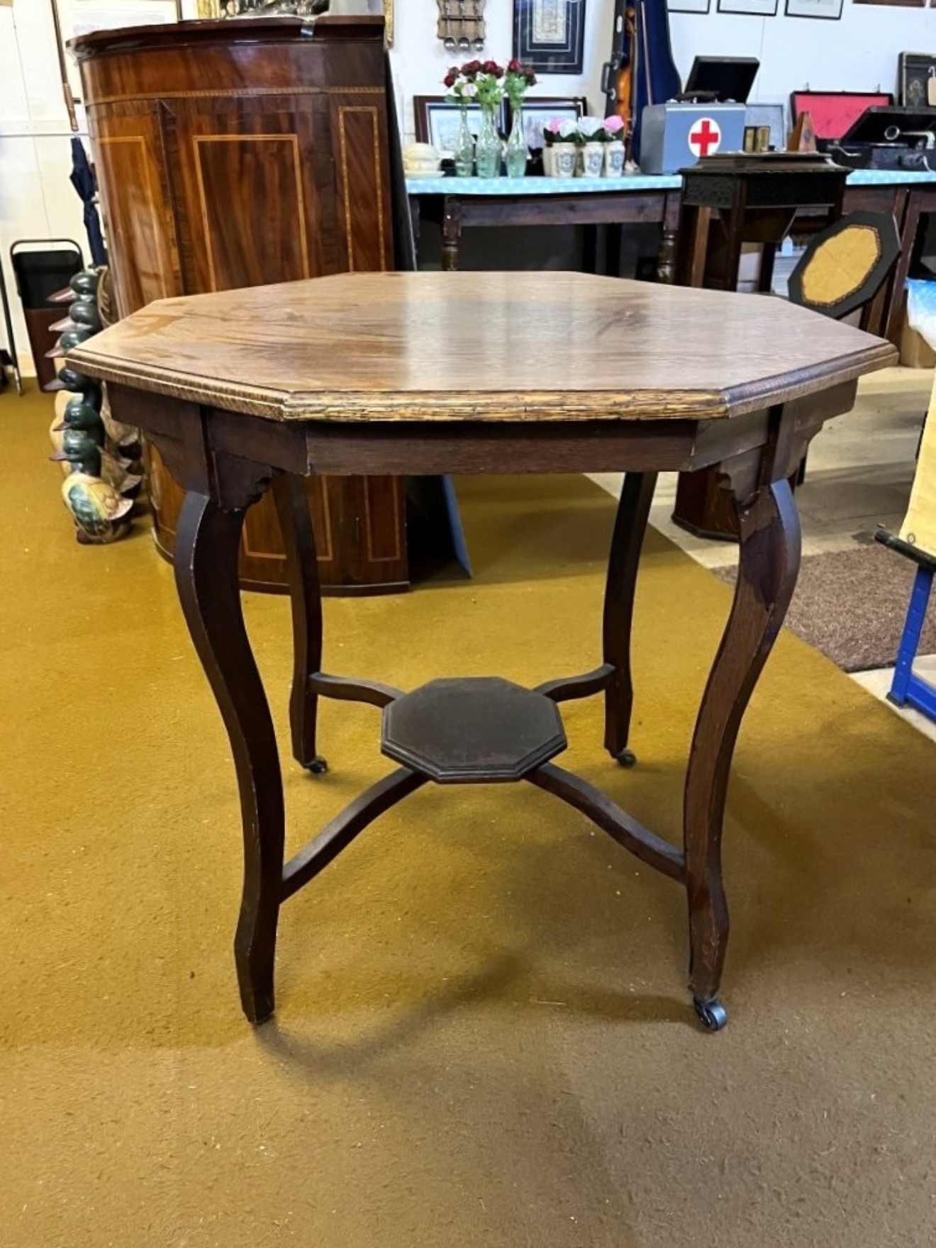 Arts & Crafts Octagonal Side / Occasional Table