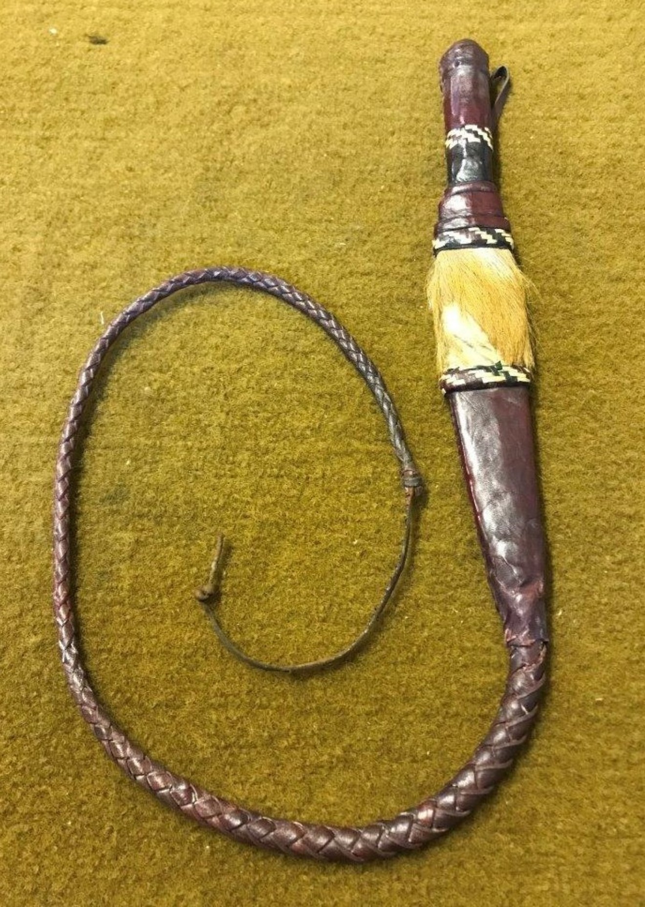 Vintage Saharan Camel Driver's Dagger and Whip