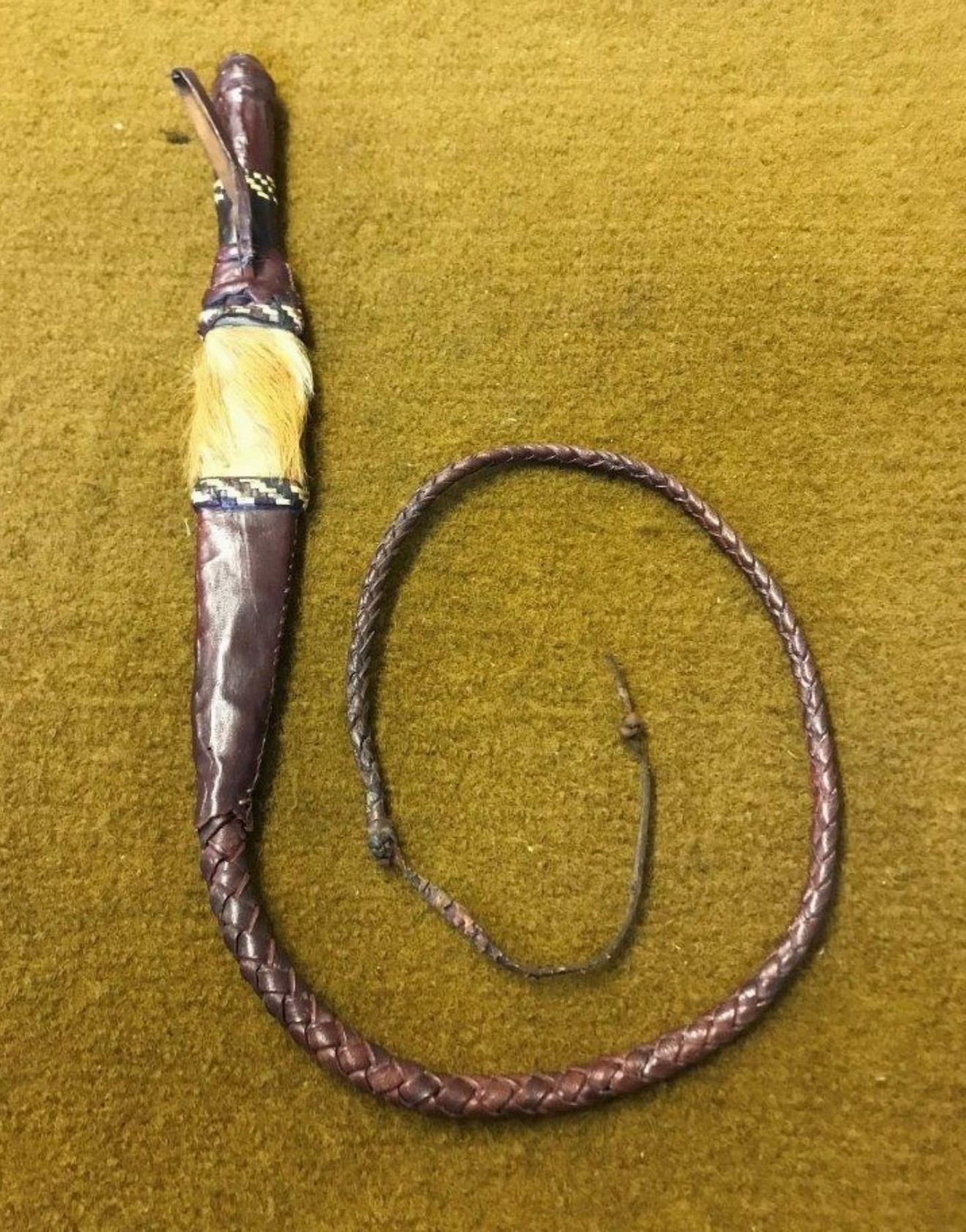 Vintage Saharan Camel Driver's Dagger and Whip
