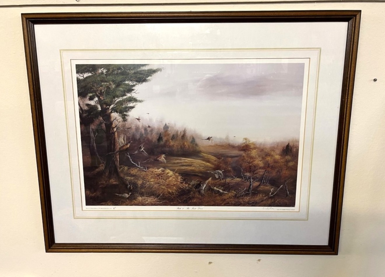 Vintage Willie Forbes Print "Plate 2 The First Drive" Artists Proof Print from a Limited Edition of 750 Copies