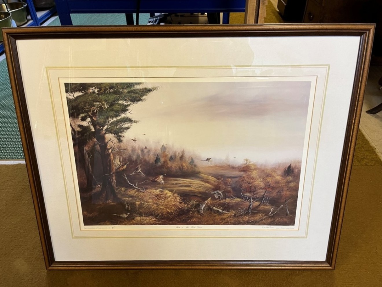 Vintage Willie Forbes Print "Plate 2 The First Drive" Artists Proof Print from a Limited Edition of 750 Copies