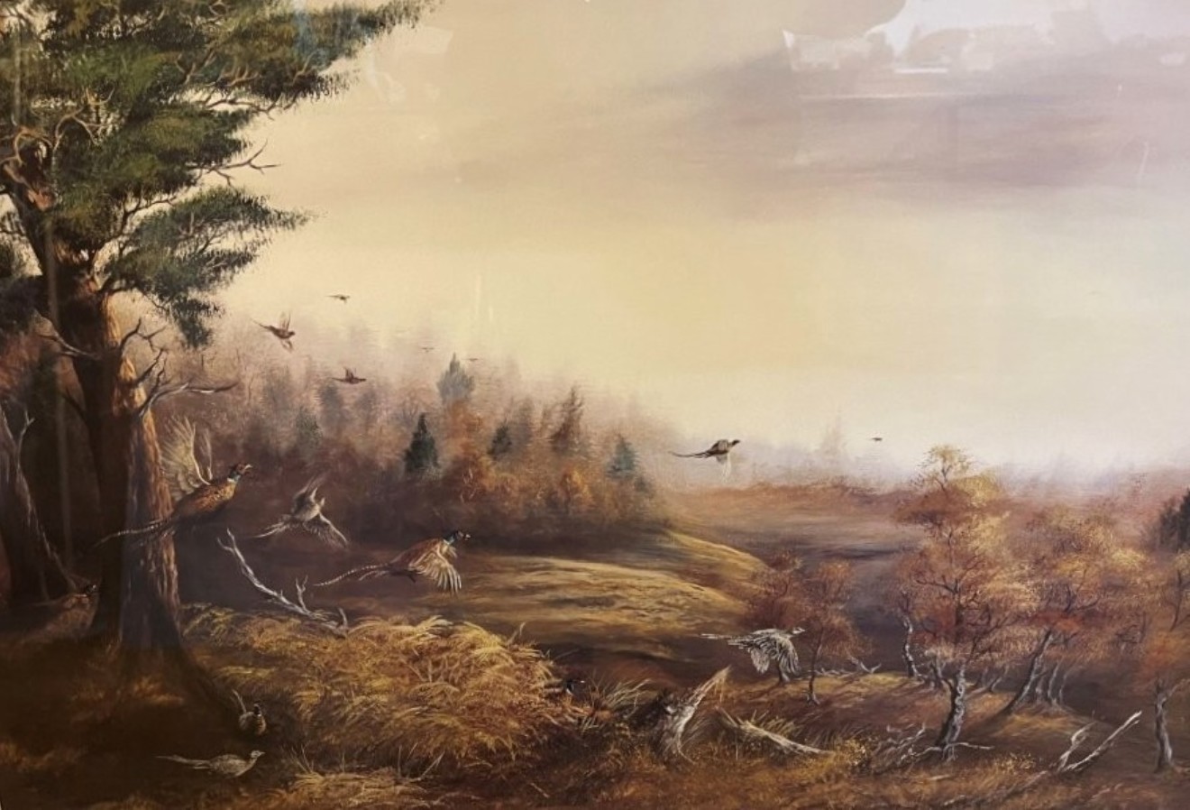 Vintage Willie Forbes Print "Plate 2 The First Drive" Artists Proof Print from a Limited Edition of 750 Copies