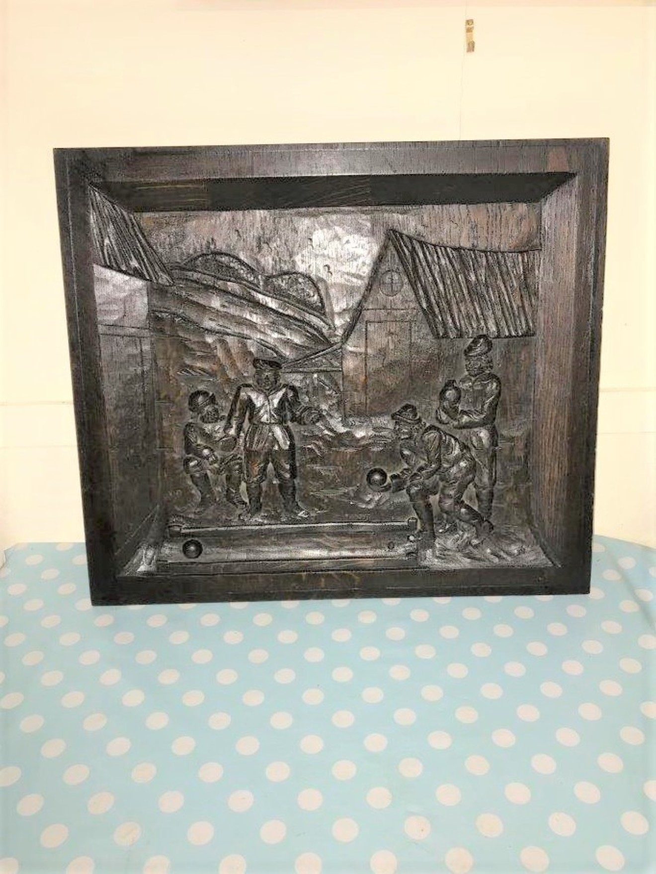 Oak Carved Panel