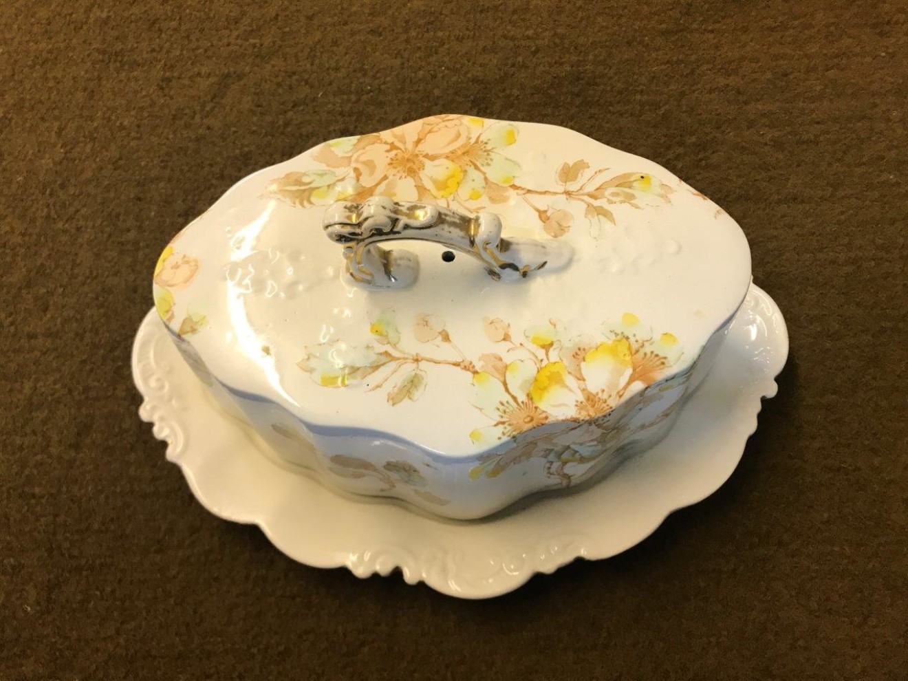 Antique Cheese / Butter Dish