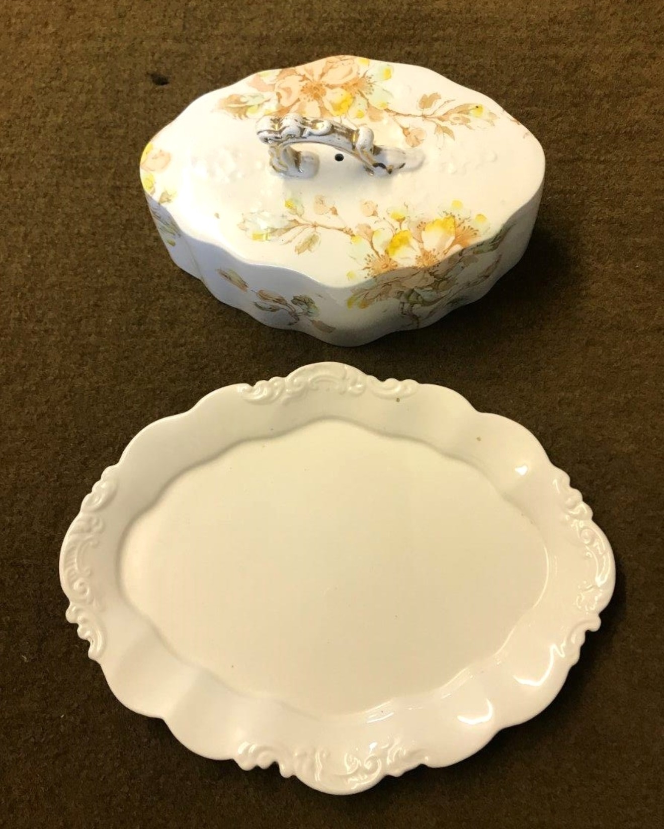 Antique Cheese / Butter Dish