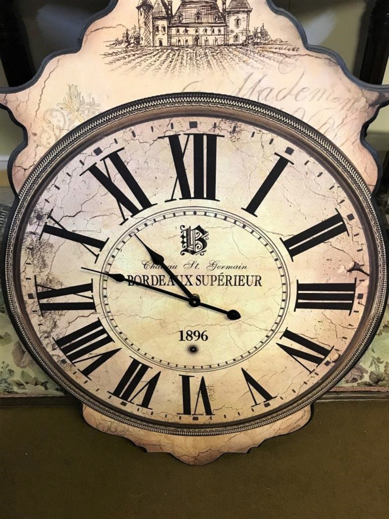 Bordeaux Superieur Wall Clock