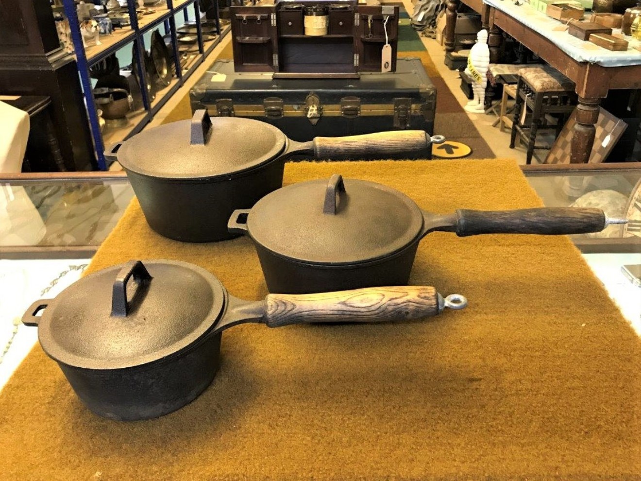 Trio of Cast Iron Pans