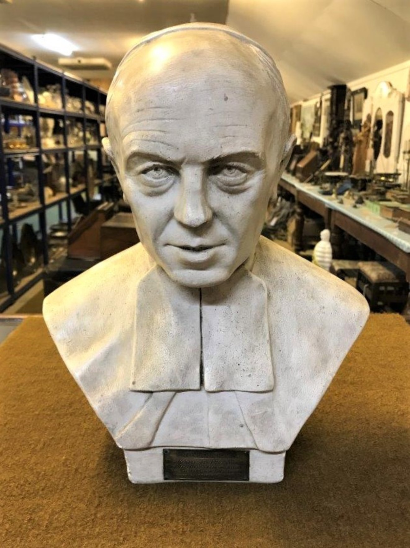 Plaster Bust of Frere Mutien-Marie