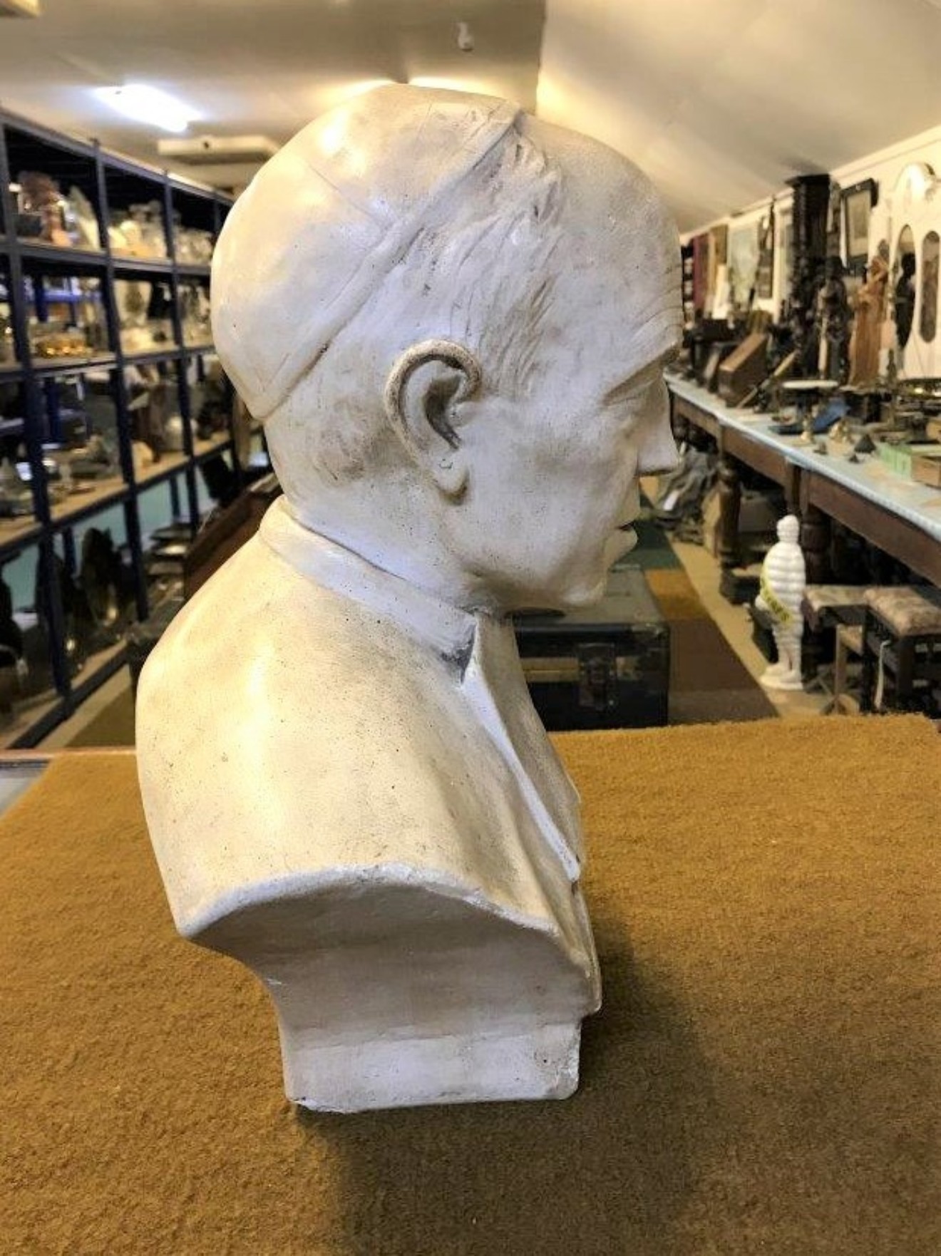 Plaster Bust of Frere Mutien-Marie