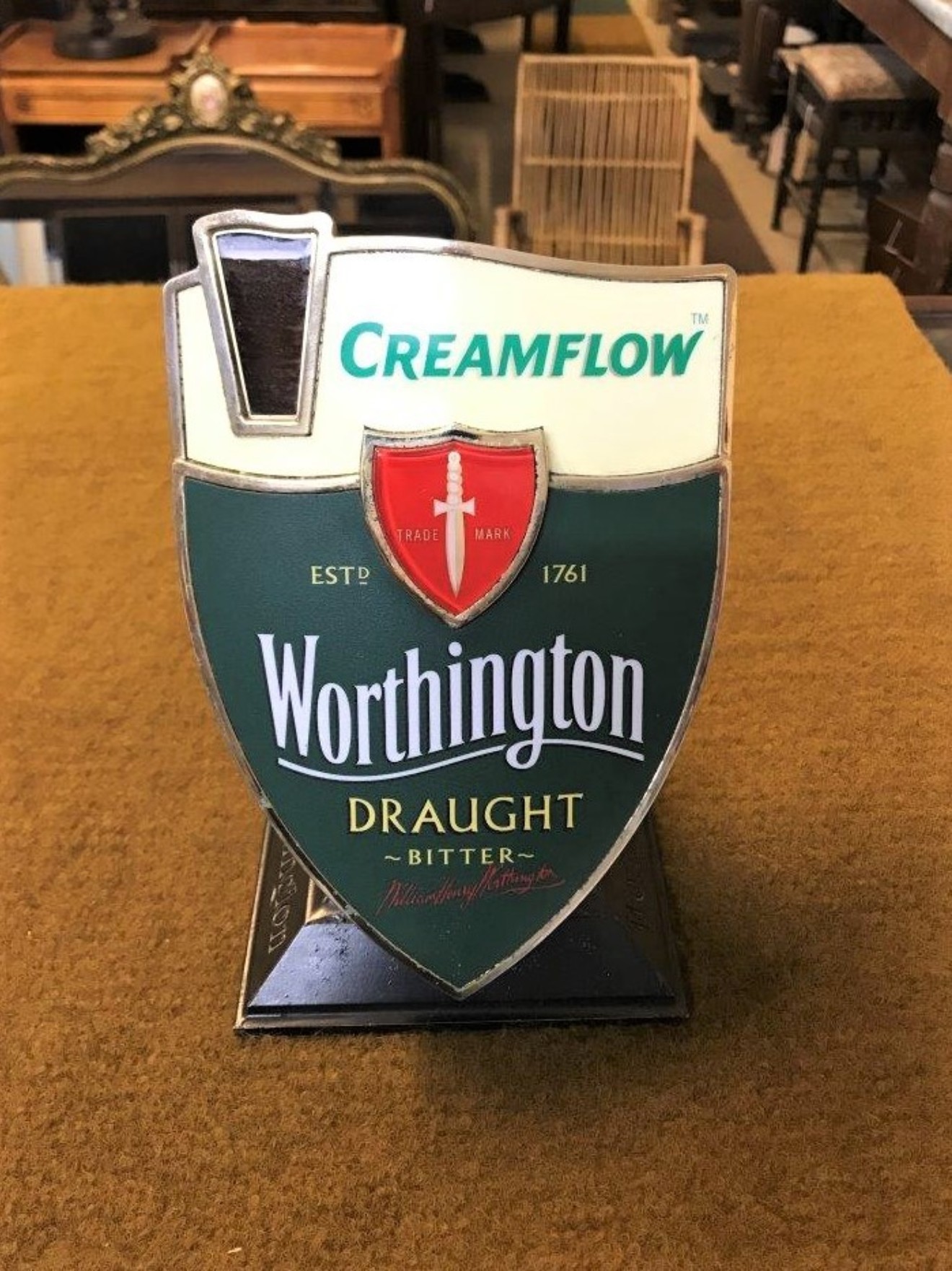 Worthington Creamflow Illuminated Beer Font