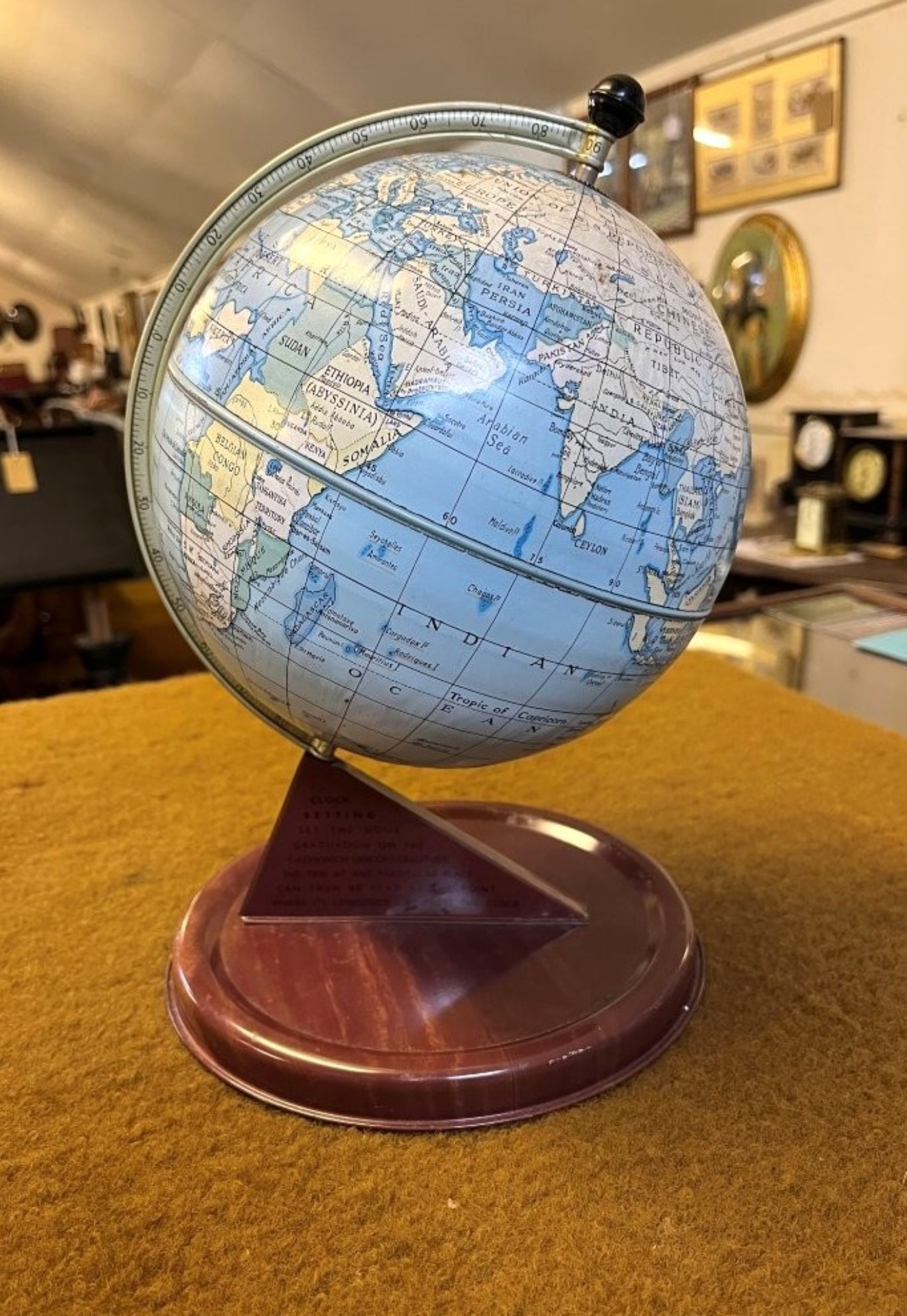 Vintage 7" Chad Valley World Globe