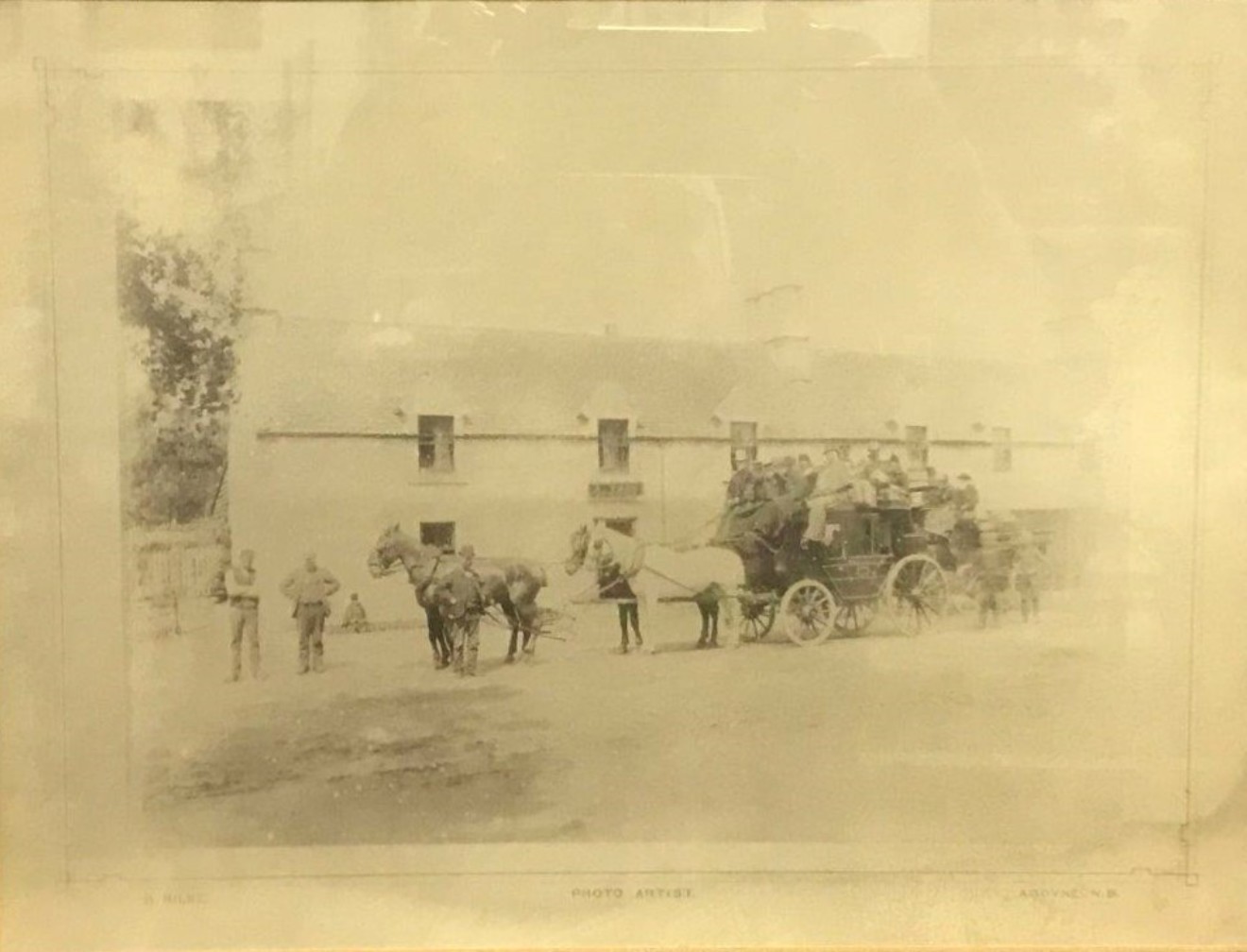 Antique Photo Print "The Inver Inn Crathie" Circa1880