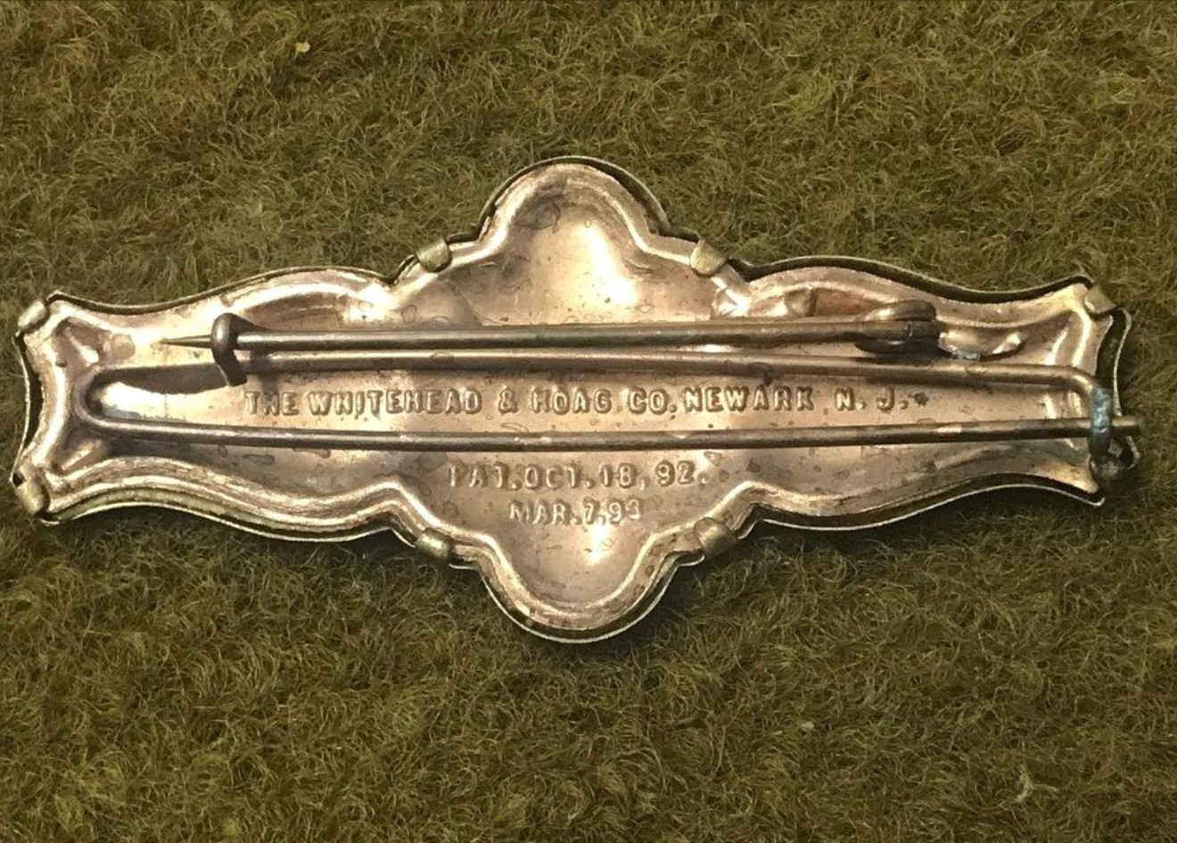 Antique Mourning Badge Produced for the Funeral of Pastor George Wise Founding Pastor of the P.R.M. Church Liverpool (Protestant Reformer's Memorial Church) in 1917