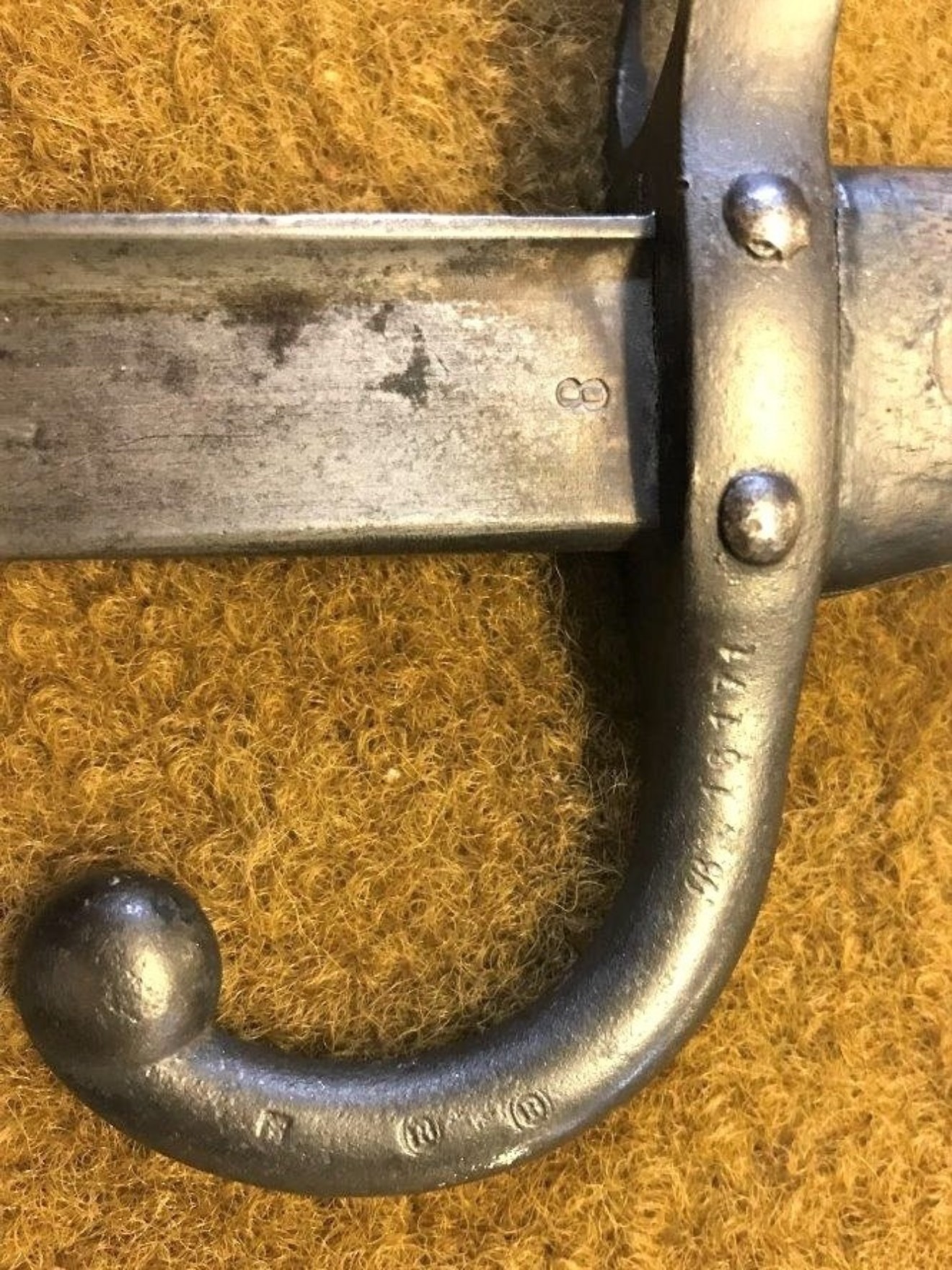 French Model 1874 "Gras" Sword Bayonet with Scabbard