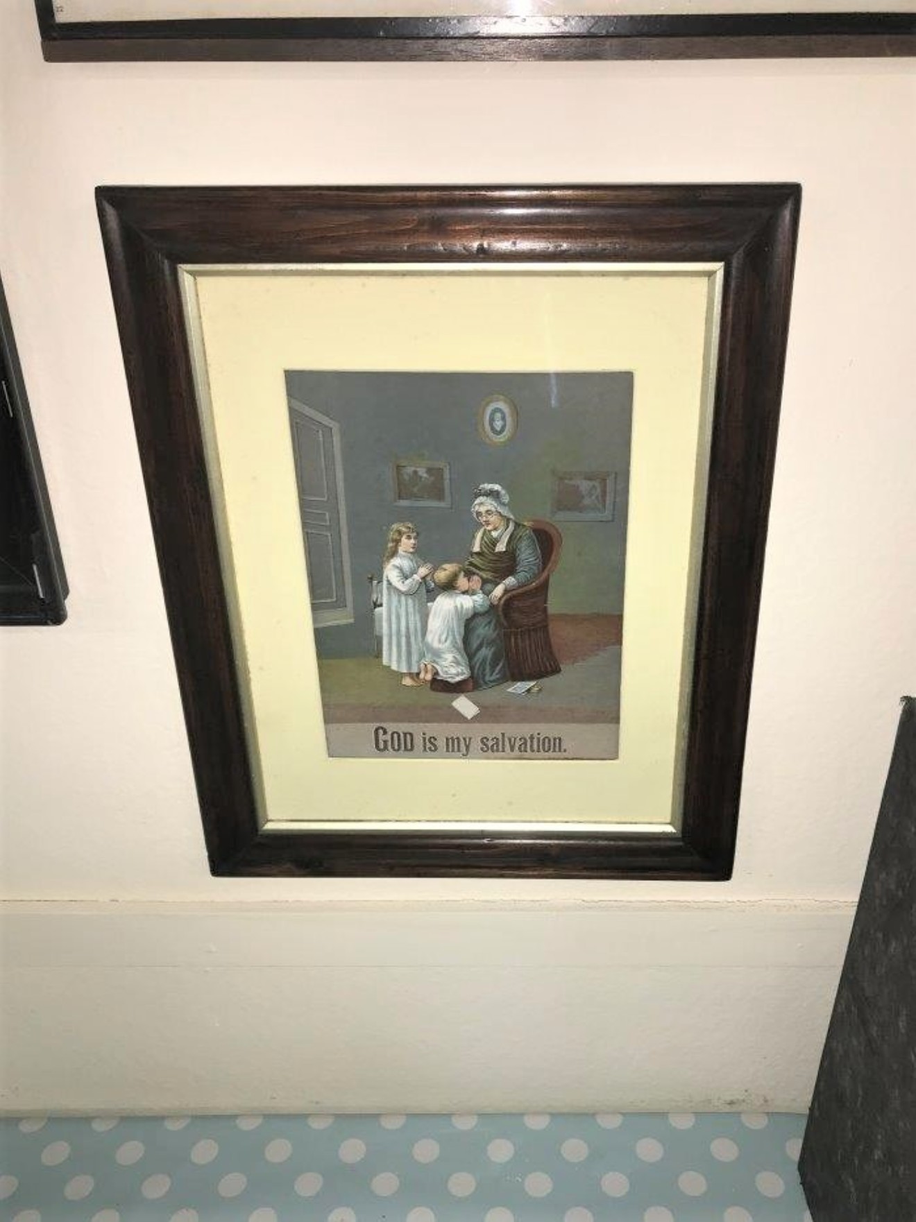 Framed Print "God Is My Salvation"