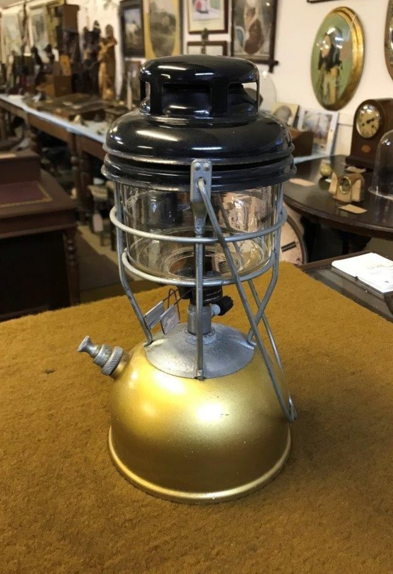Vintage Tilley X246B Storm Lamp Complete with New 164X Mantle