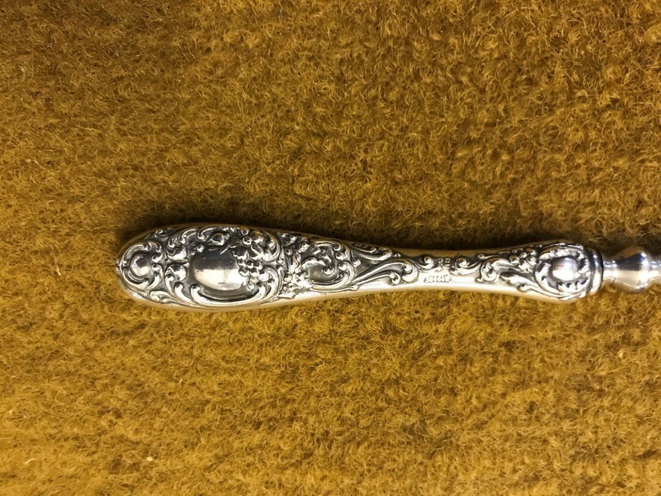 Antique Silver Handled Button Hook