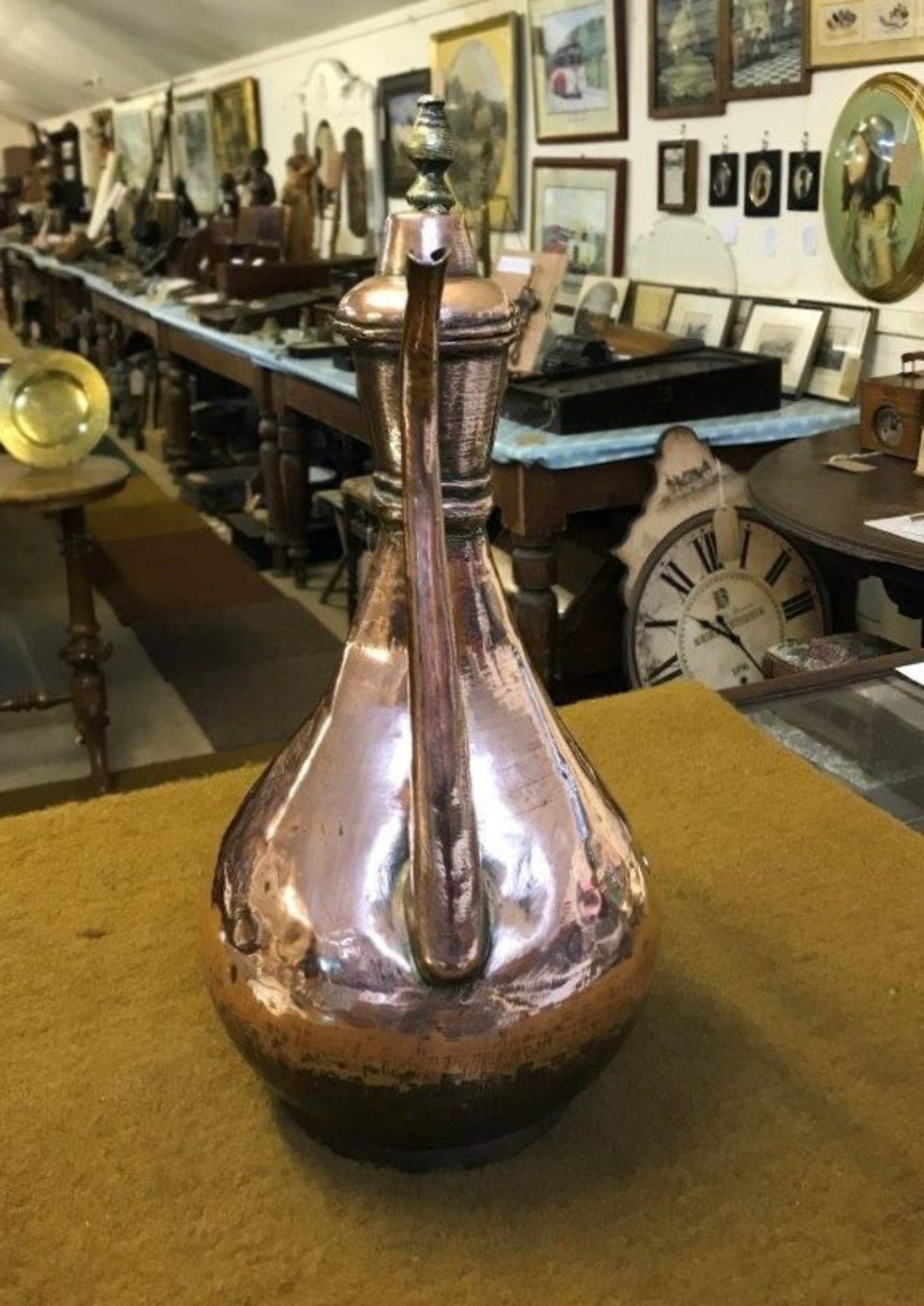 Antique Islamic Copper Ewer