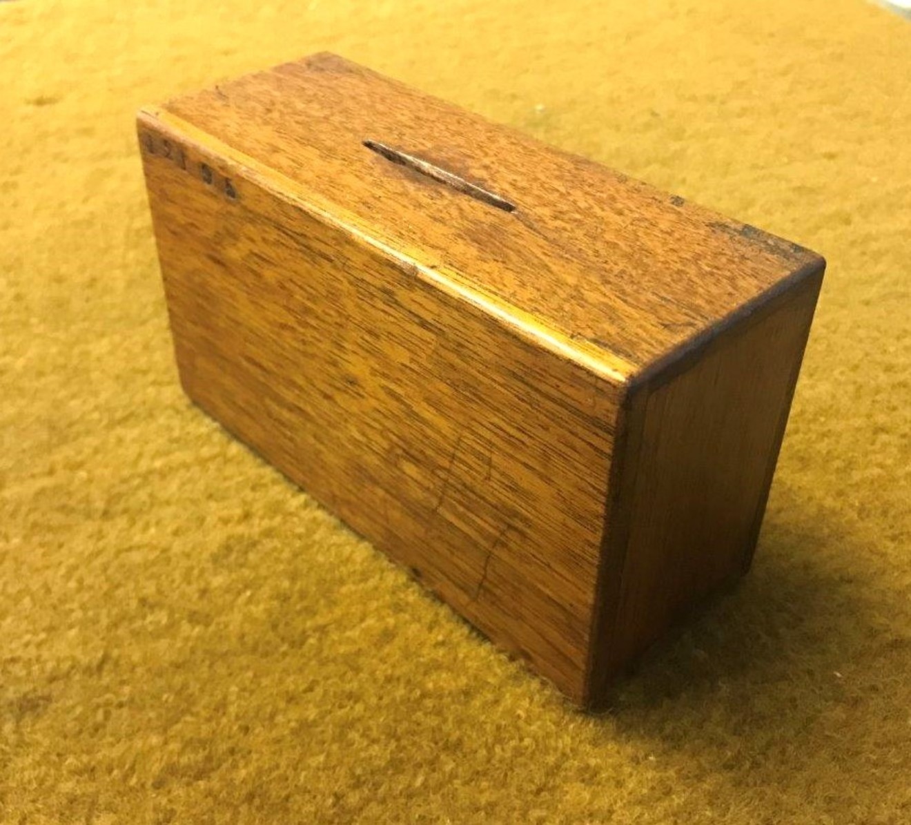 Antique Wooden Collection Box "Universities Mission to Central Africa"