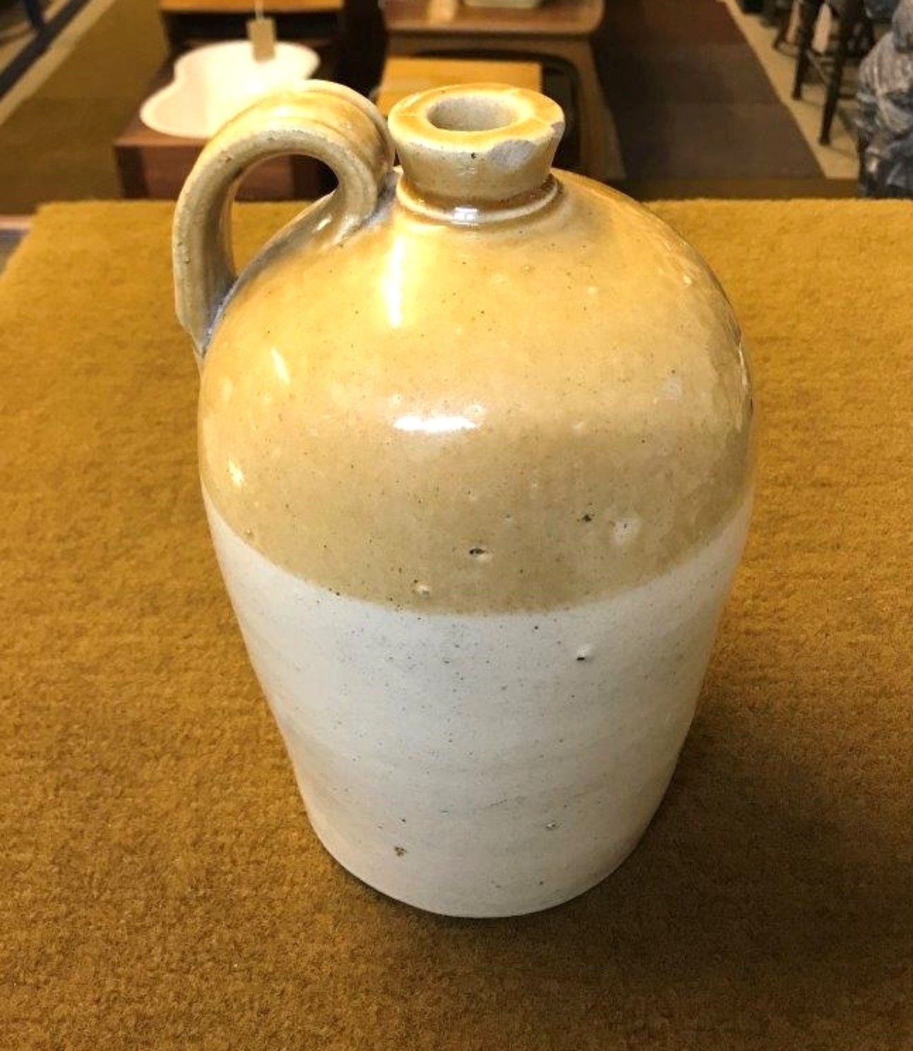 Antique Stoneware Flagon HY Kennedy Barrowfield Pottery Glasgow