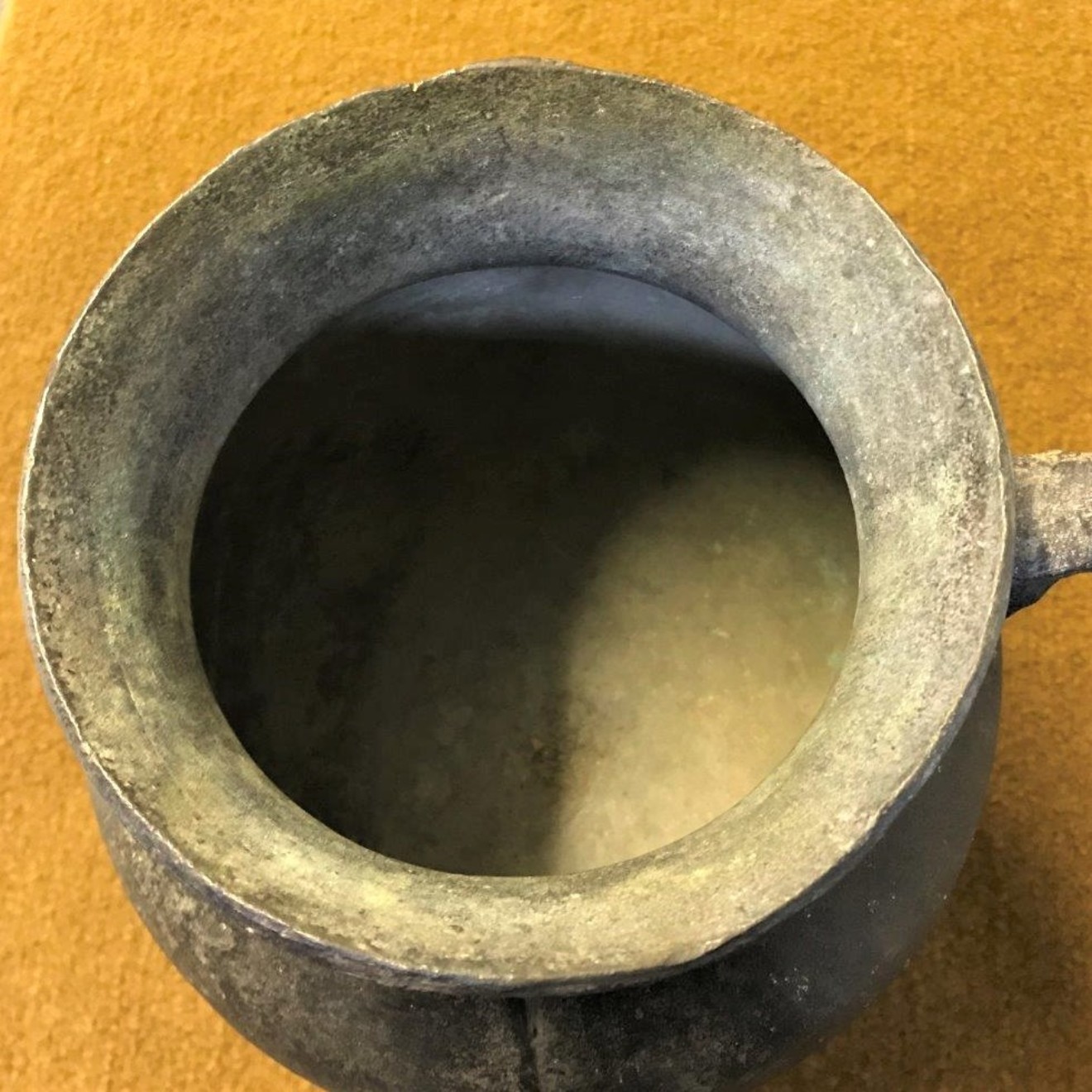 17th Century Bronze Posnet Cooking Pot