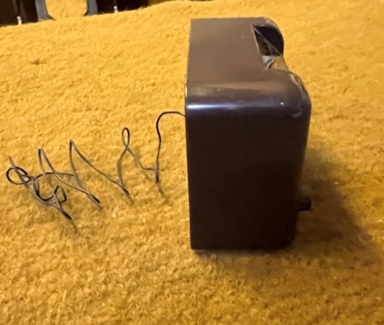 Vintage Art Deco Miniature Replica of a 1950s Bush DAC90 Radio
