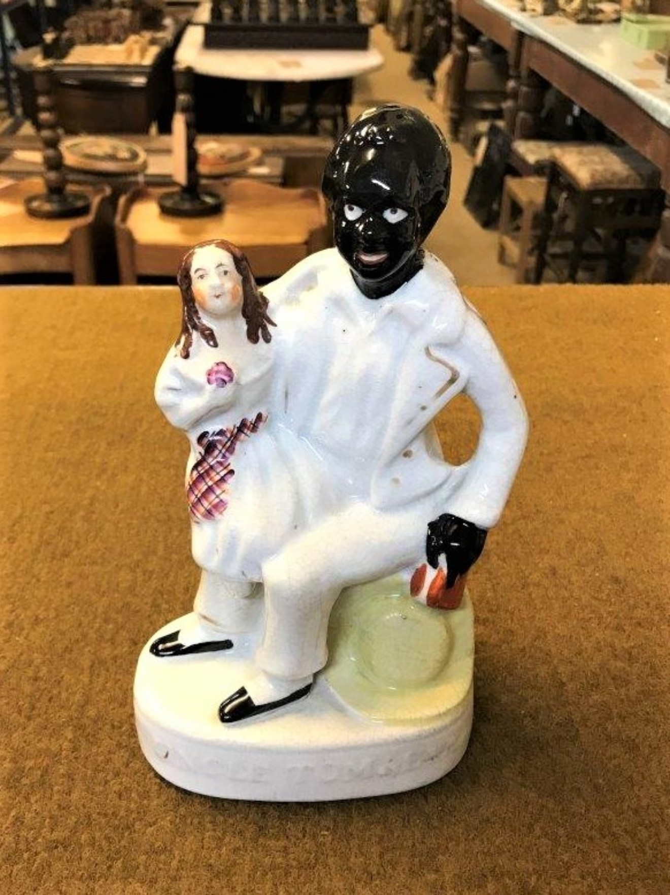 Staffordshire Figure “Uncle Tom and Eva”