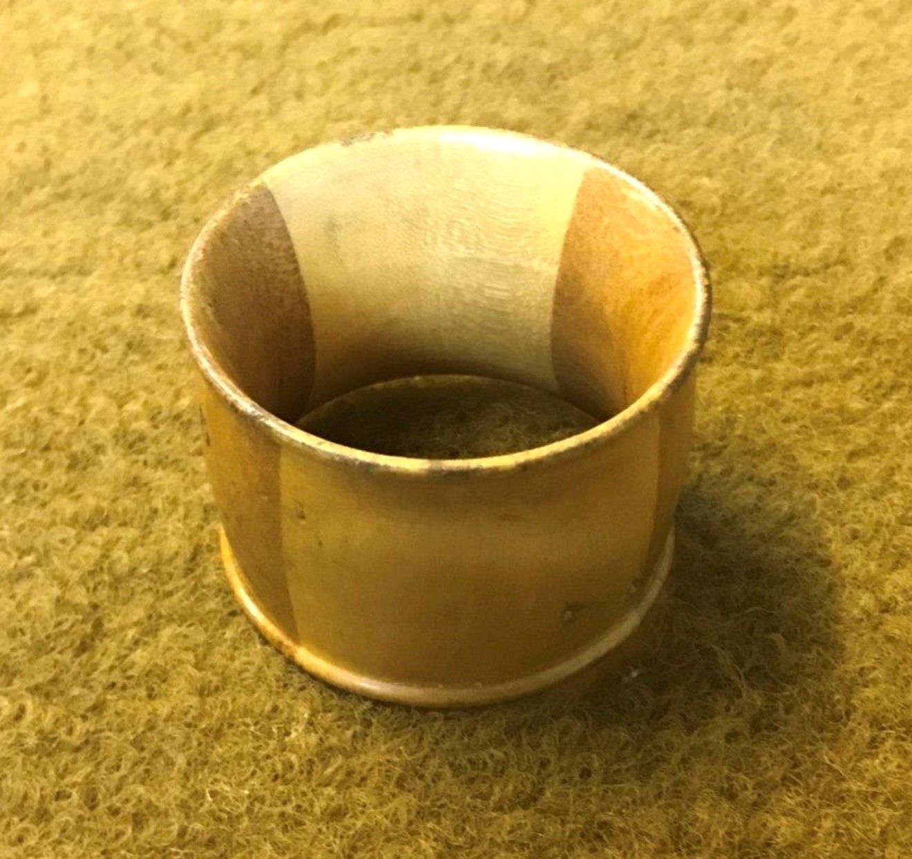 Antique Mauchline Ware Napkin Ring "Ballater"