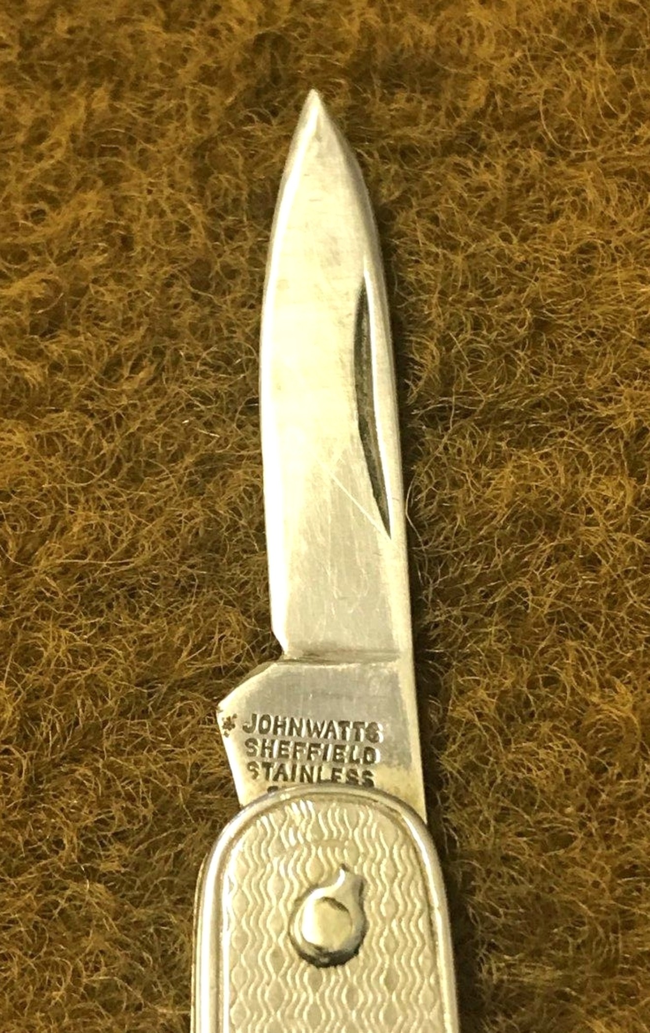 Vintage B4 ANY Stainless Steel Pocket Knife ﻿ John Watts Sheffield