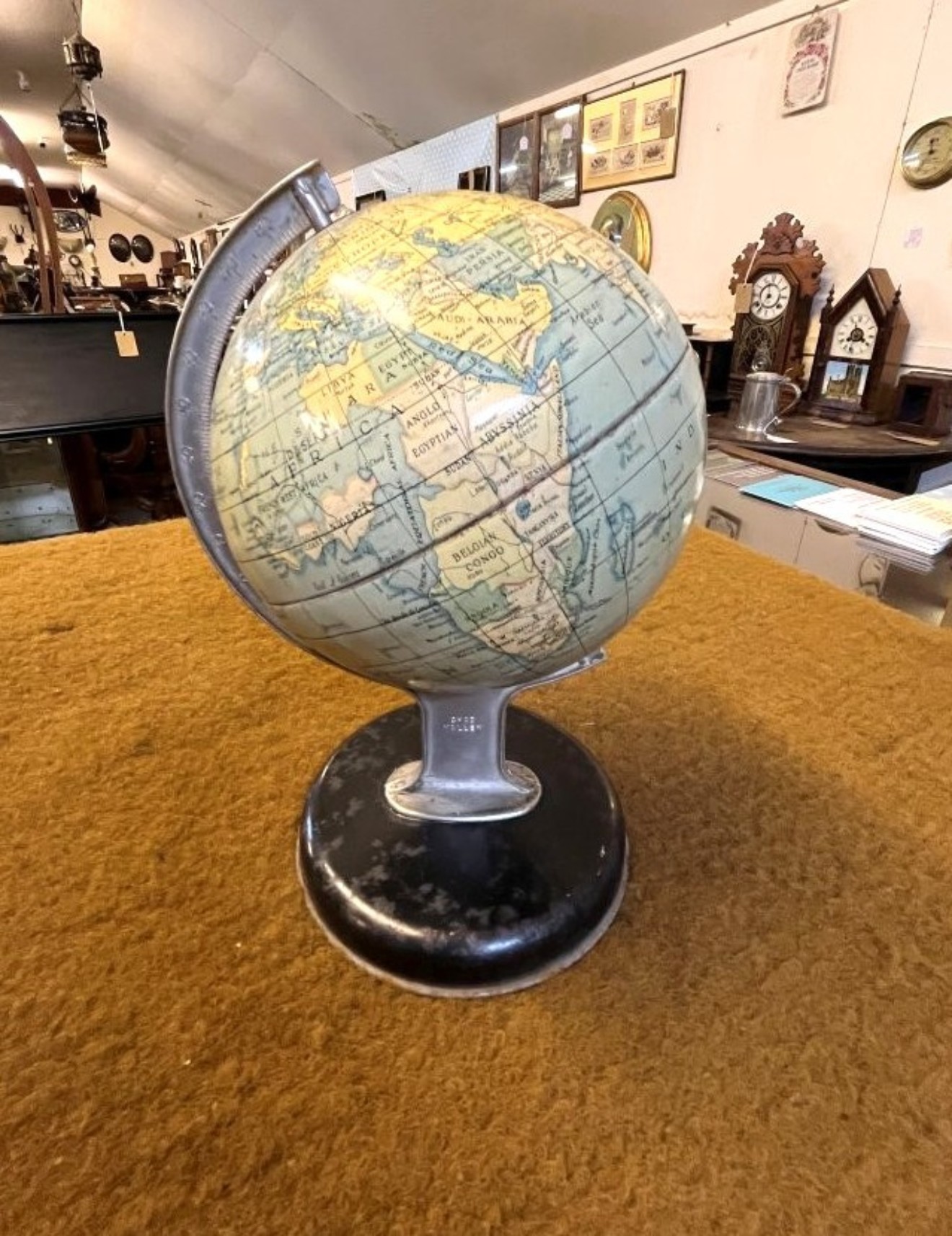Vintage 5" Chad Valley World Globe