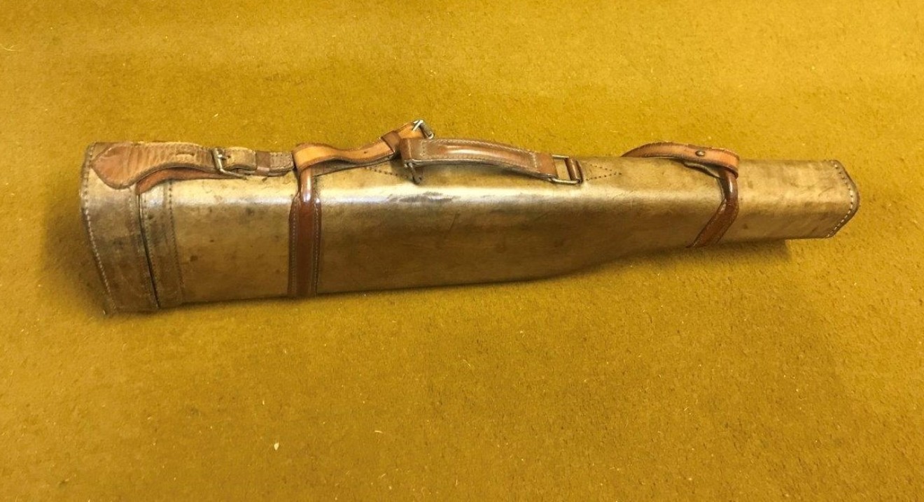 Vintage Leather 'Leg Of Mutton' Gun Case