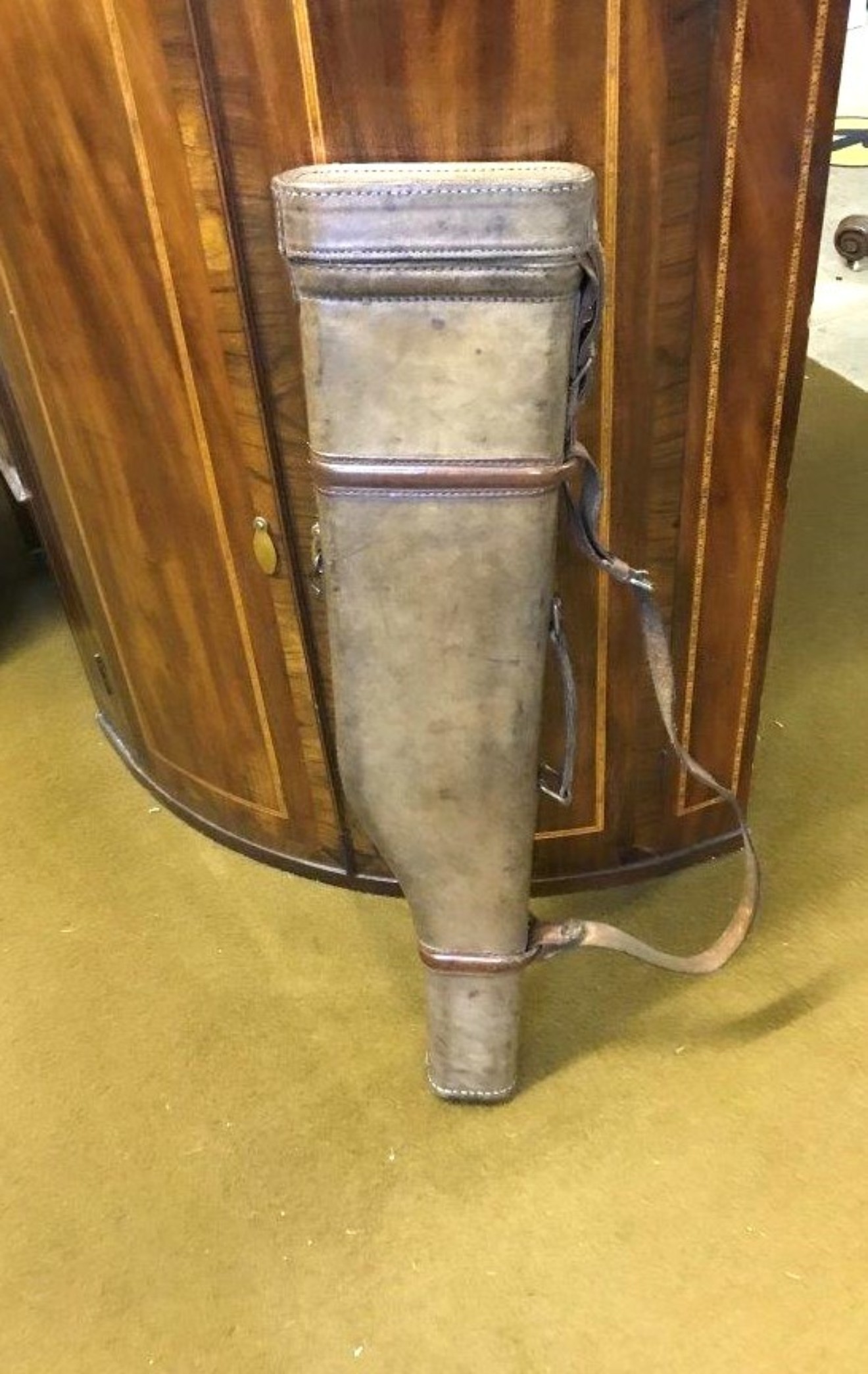 Vintage Leather 'Leg Of Mutton' Gun Case