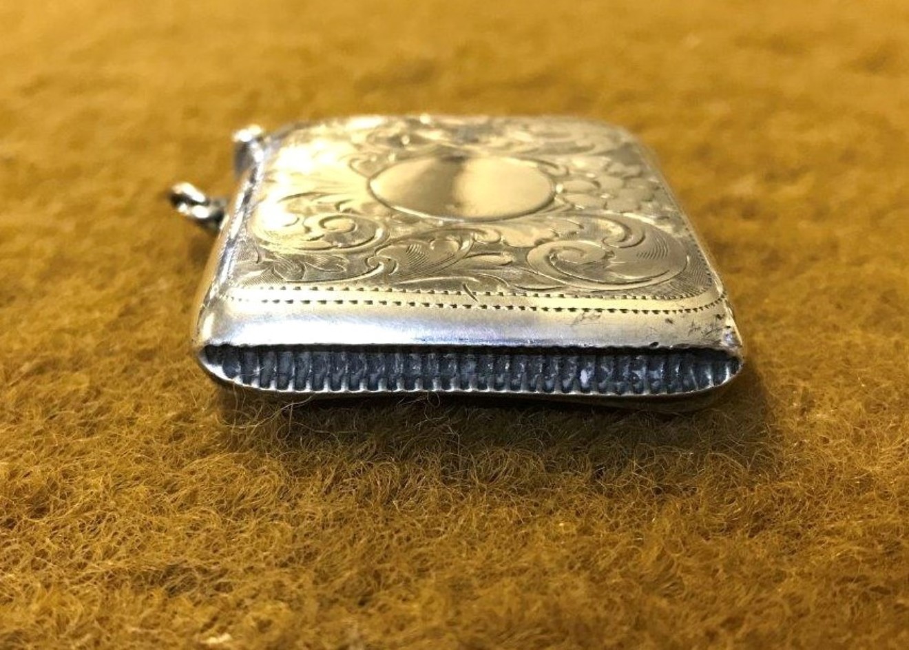 Antique Sterling Silver Vesta Case Hallmarked for Williams Birmingham Ltd 1911