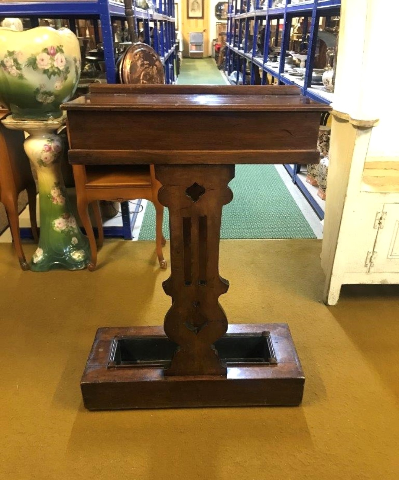 Antique Mahogany Hall Table / Stick Stand