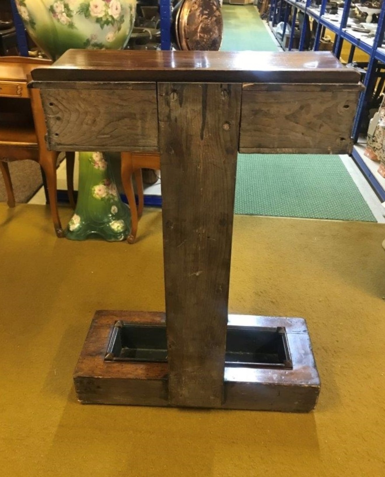 Antique Mahogany Hall Table / Stick Stand