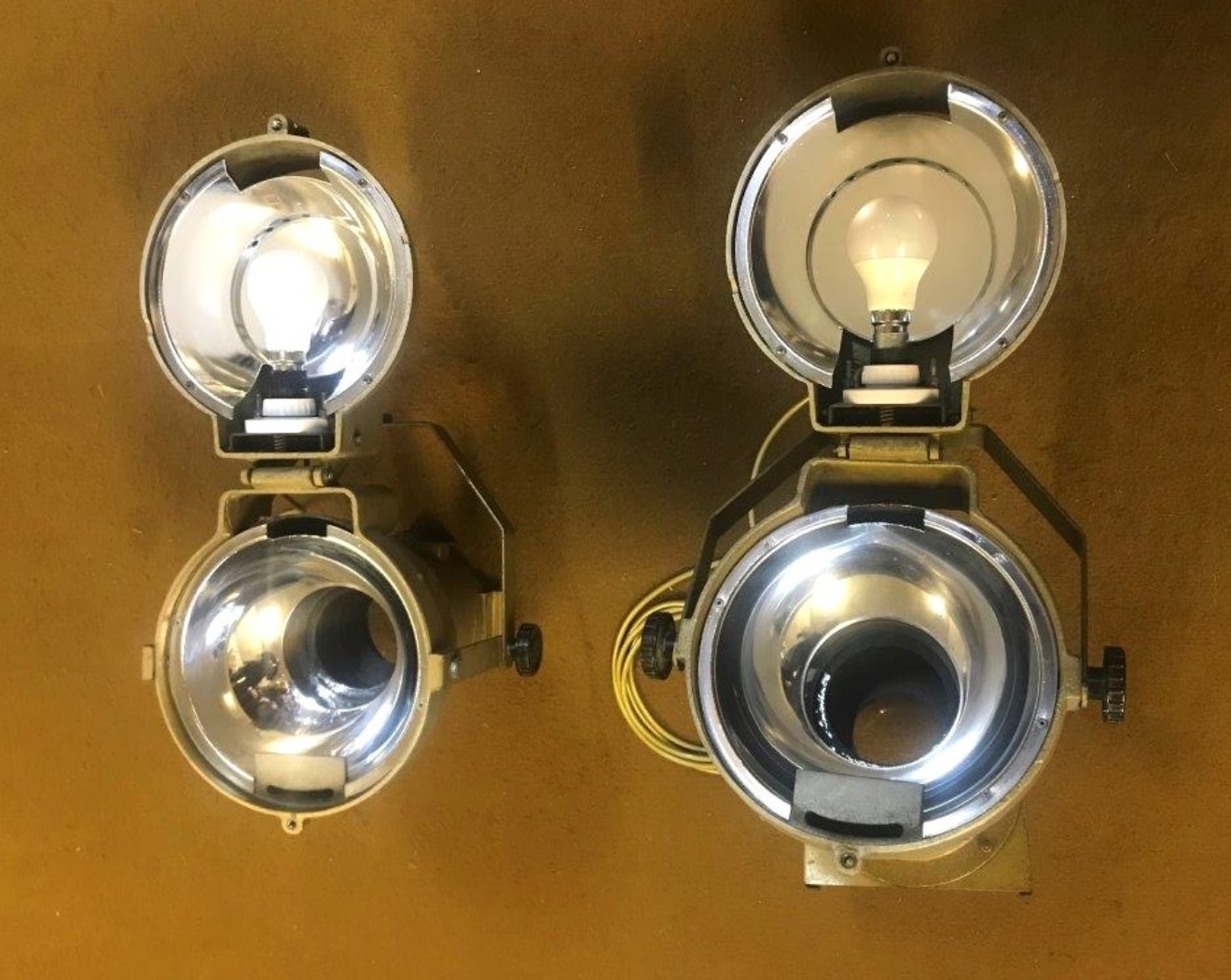 Vintage Pair of Theatre / Stage Lights by Major London