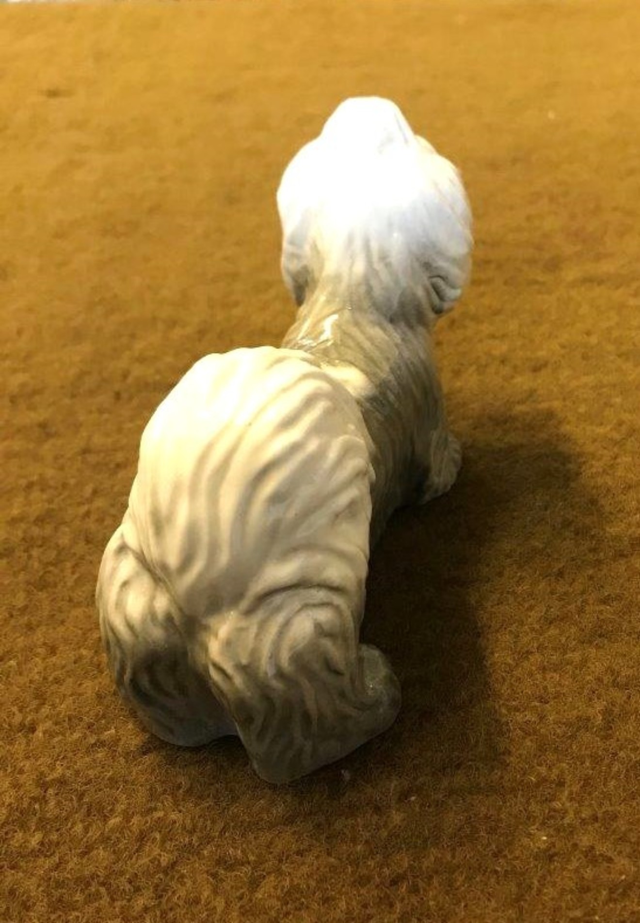 Vintage Ceramic Shih Tzu Dog Figure Signed by Willie Forbes Braemar