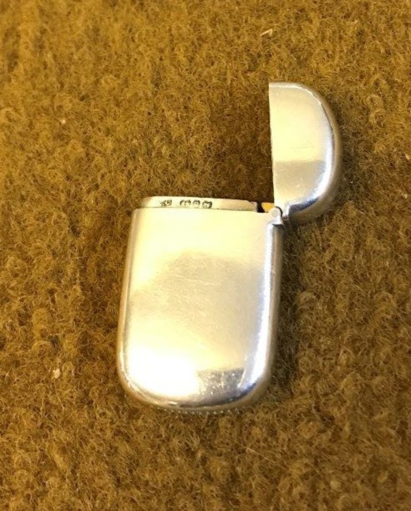 Victorian Sterling Silver Vesta Case Hallmarked for Colen Hewer Cheshire Birmingham 1894
