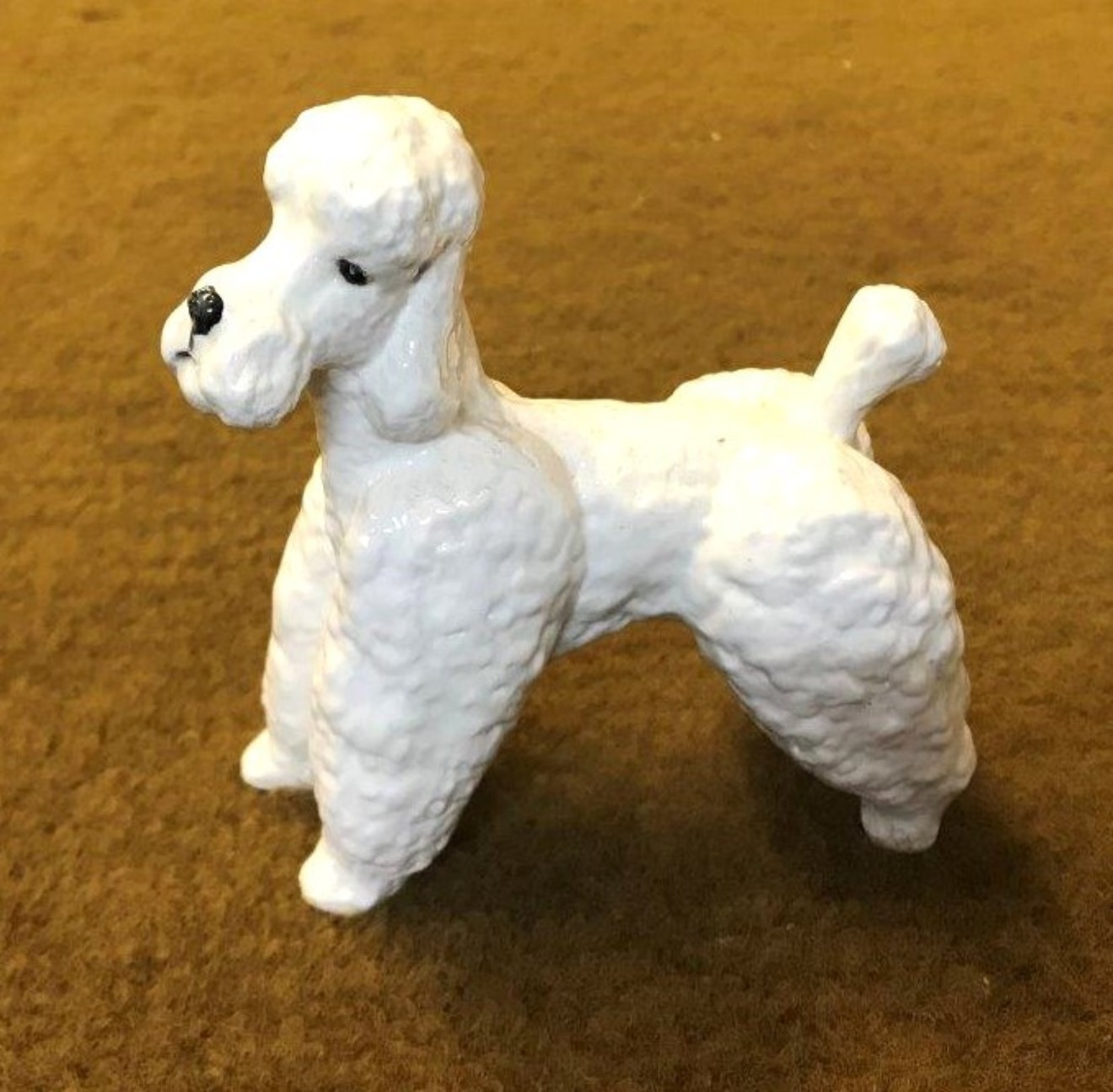 Vintage Ceramic Poodle Figure by Willie Forbes Braemar