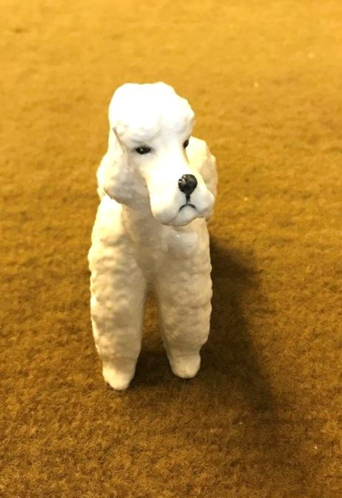 Vintage Ceramic Poodle Figure by Willie Forbes Braemar