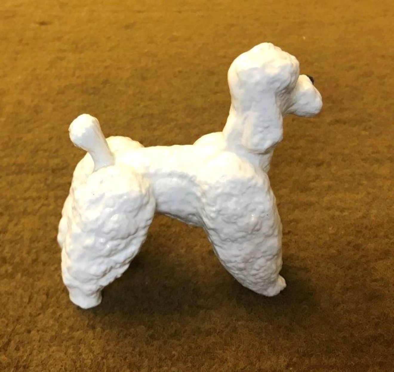 Vintage Ceramic Poodle Figure by Willie Forbes Braemar