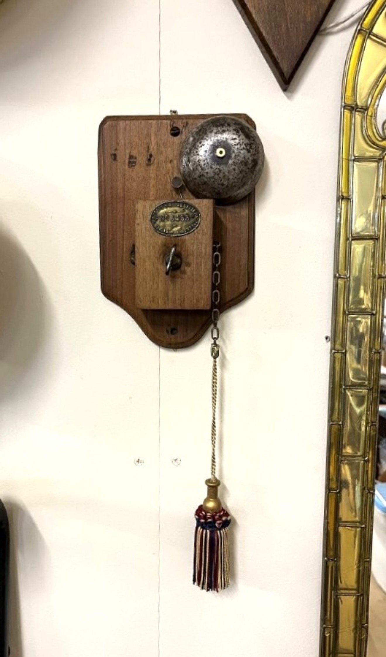 Vintage Self Acting Clockwork Bell By Her Majesty's Royal Letters