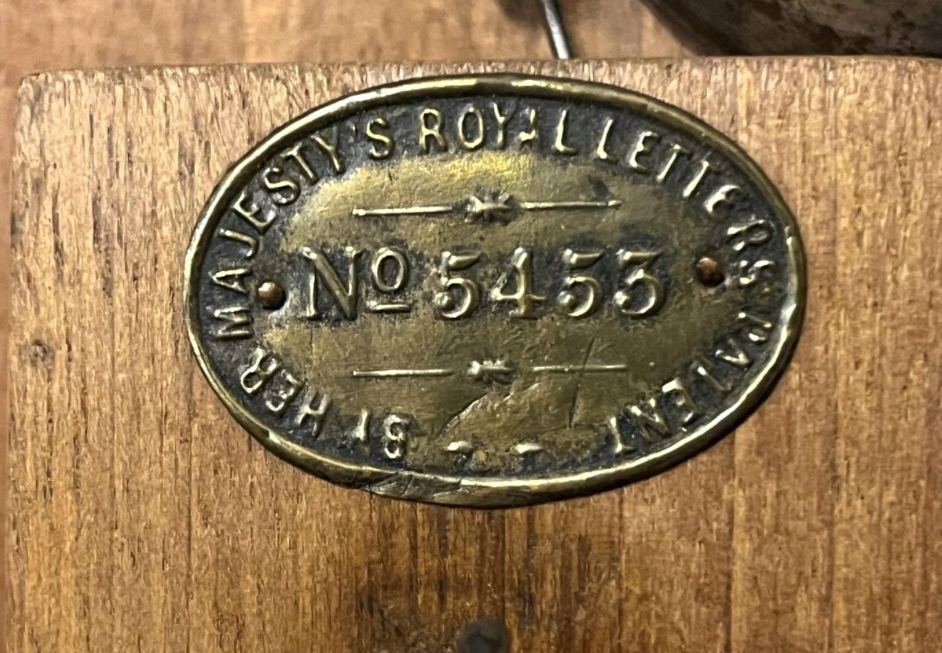 Vintage Self Acting Clockwork Bell By Her Majesty's Royal Letters