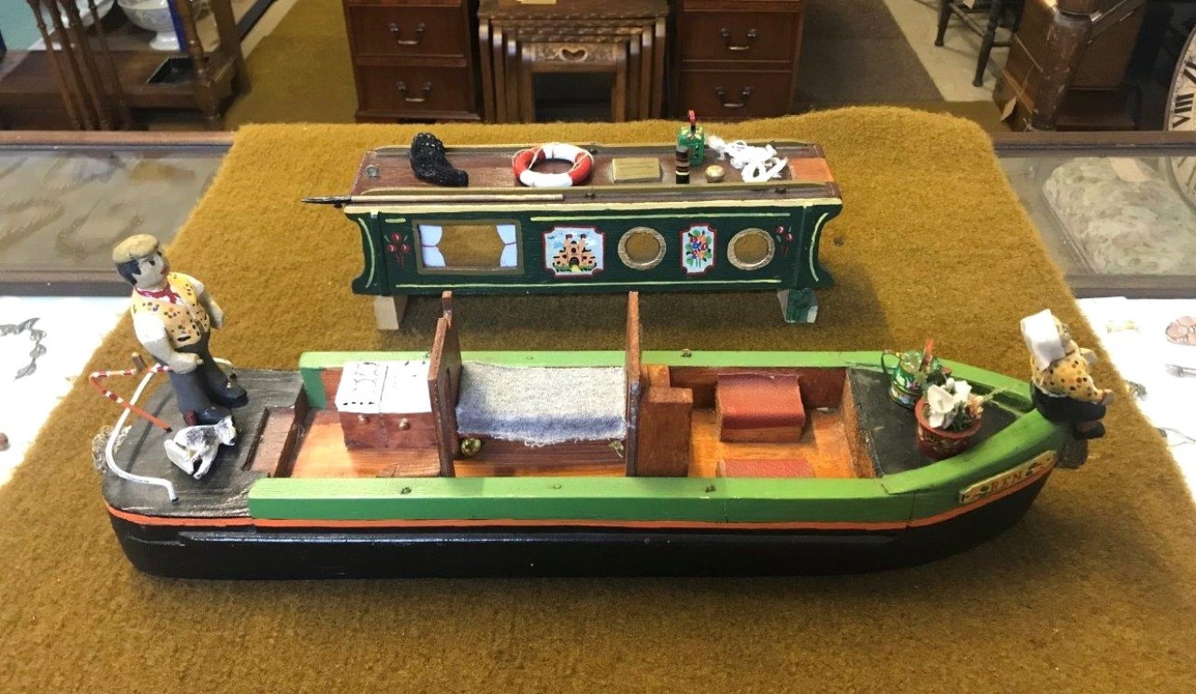 Vintage Scratch Built Canal / Narrow Boat