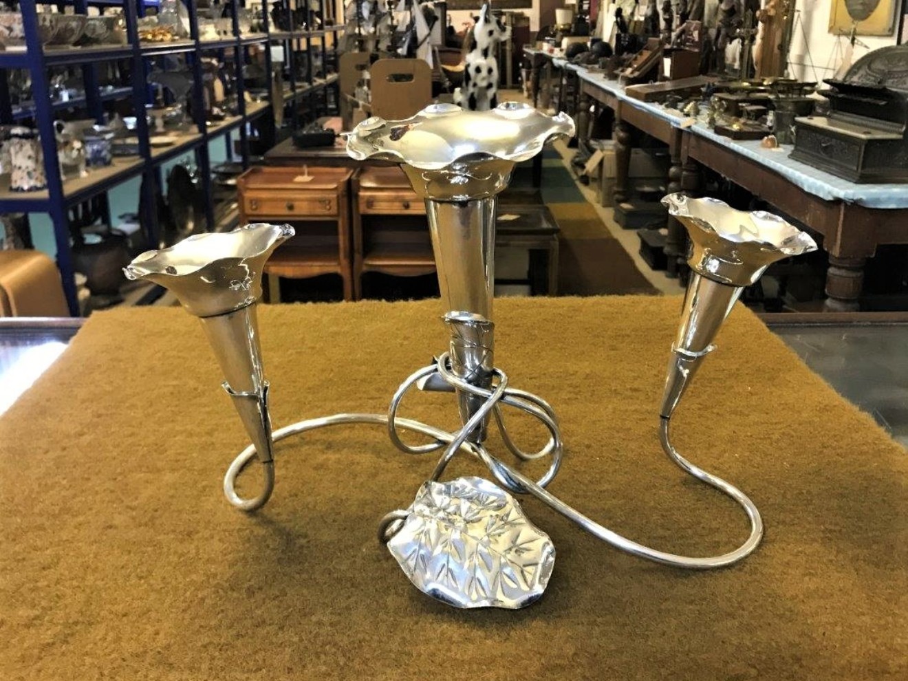 Art Nouveau Silver Plate / EPNS Epergne