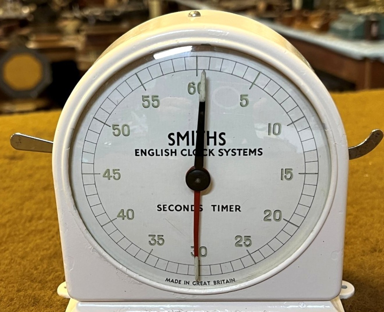 Vintage Smiths English Clock Systems Seconds Timer Stop Clock