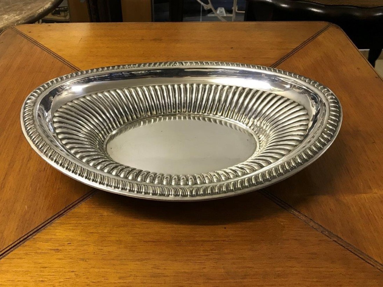 Silver Plate Fruit Dish