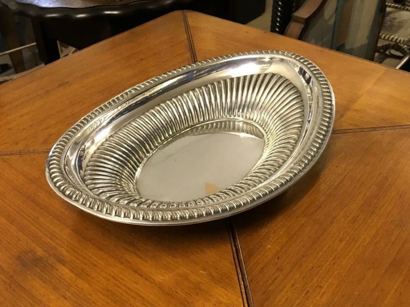 Silver Plate Fruit Dish